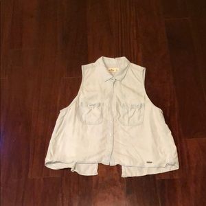 Hollister Light Blue Crop top